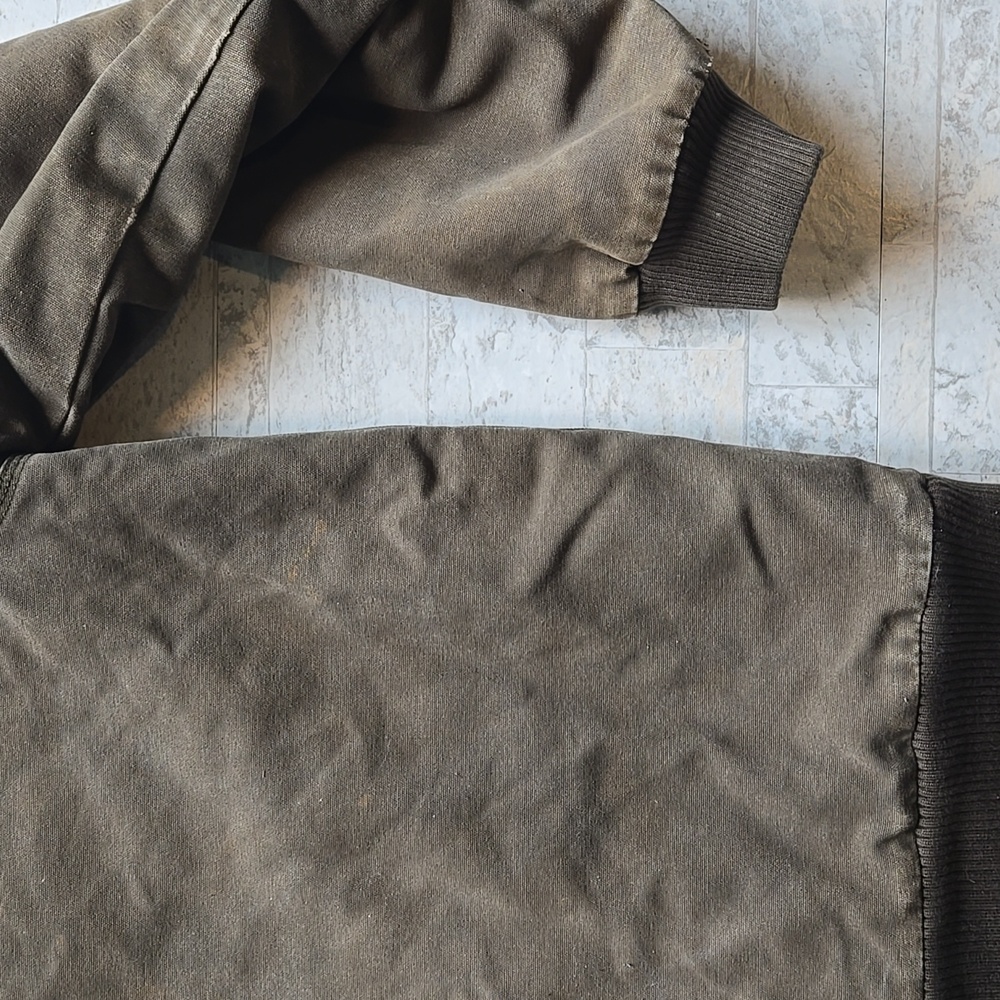 L.L. Bean Vintage Mens Size Large Tall Katahdin Iron Works Bomber Work Jacket LT - Picture 8 of 12
